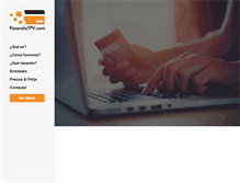 Tablet Screenshot of pasarelatpv.com